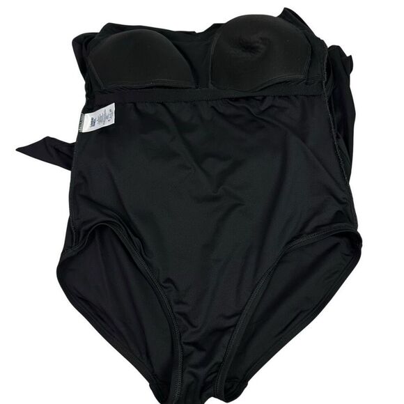 Lands End Women’s Black Swim Dress size 12 - Picture 4 of 7